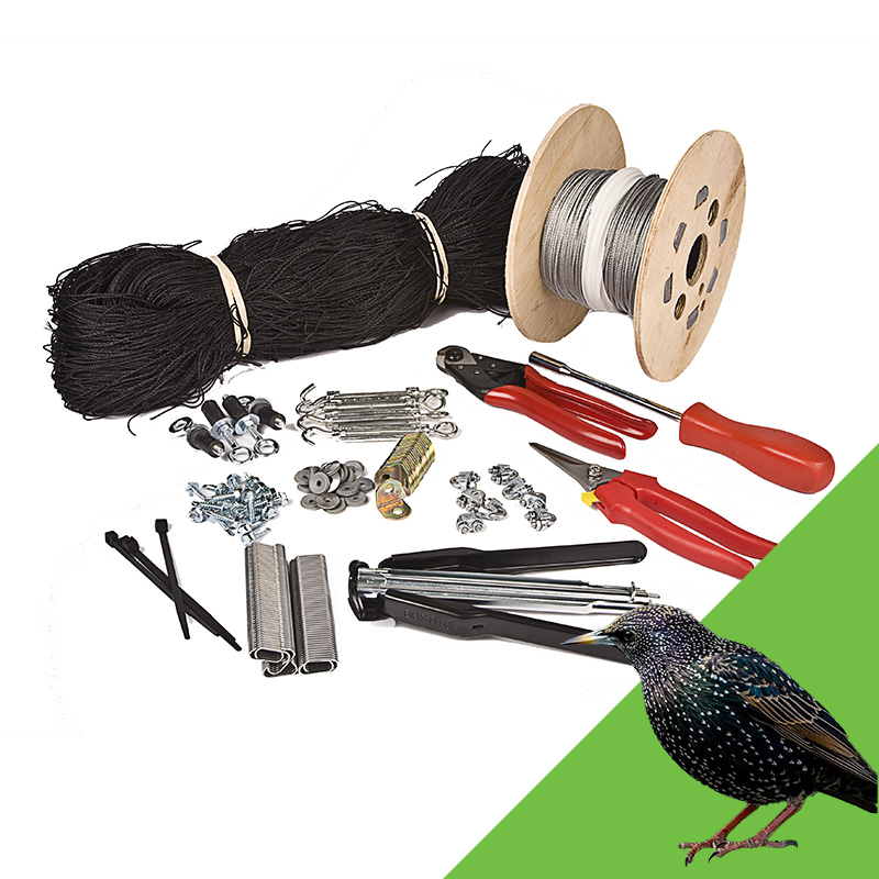 28mm Starling Netting Kit Complete For Cladding 5m x 5m